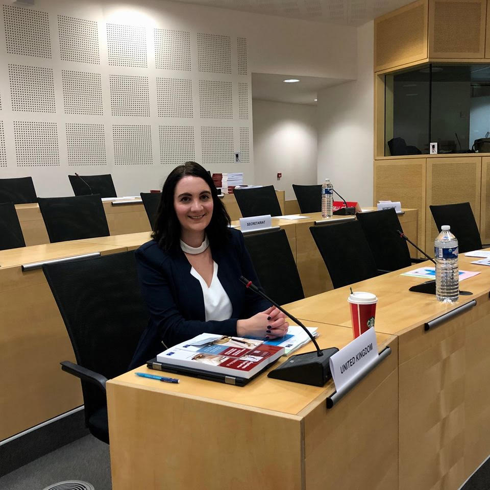 Jenn Galandy as UK Delegate for the Council of Europe Efficent Justice committee (CEPEJ) 2018